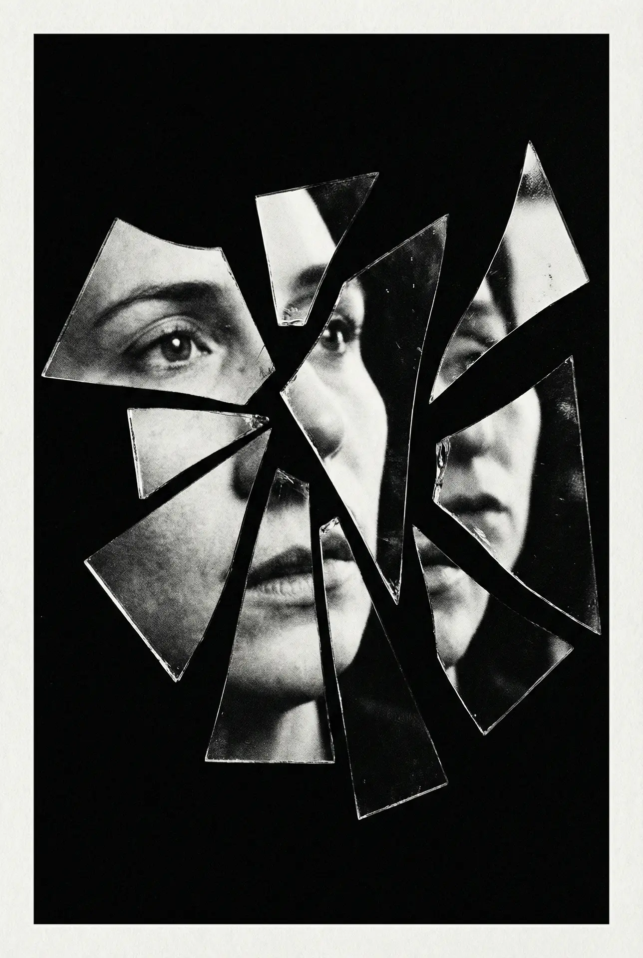 独立电影 影片海报：碎裂的镜面